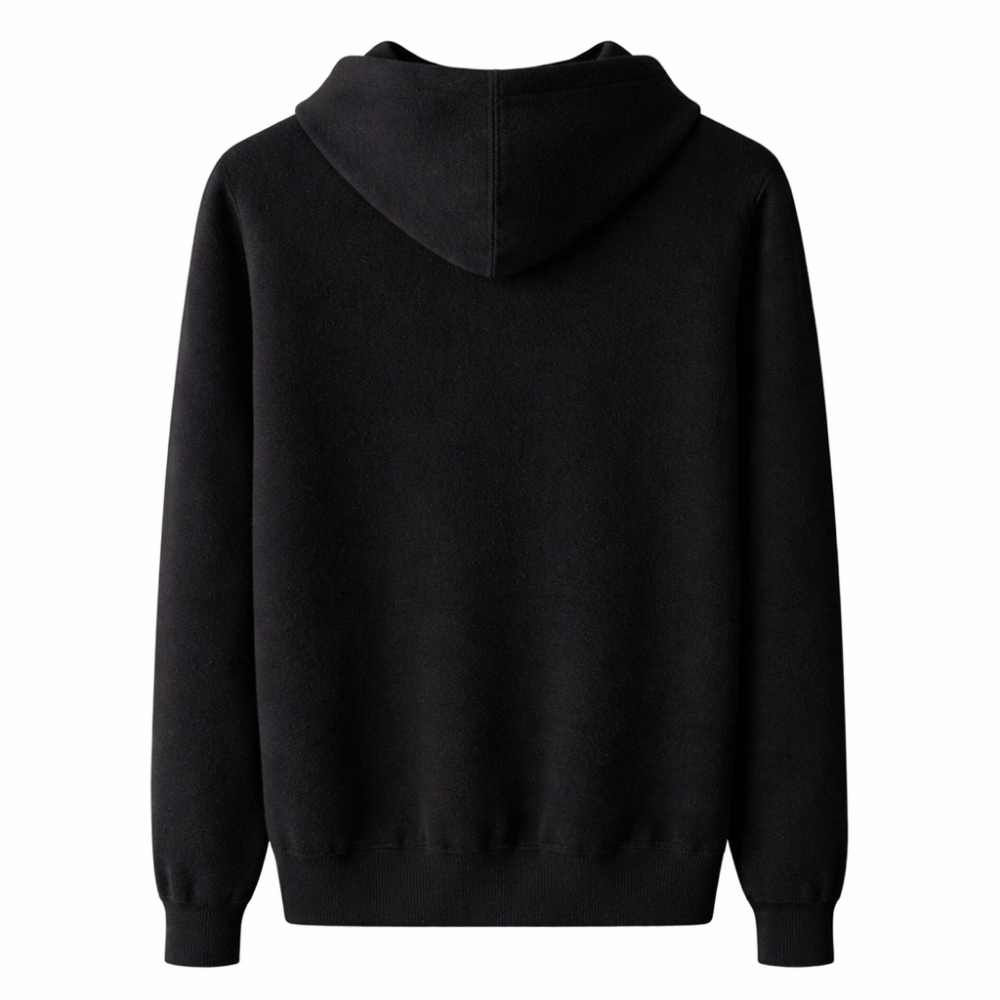 Noir Knit Hoodie