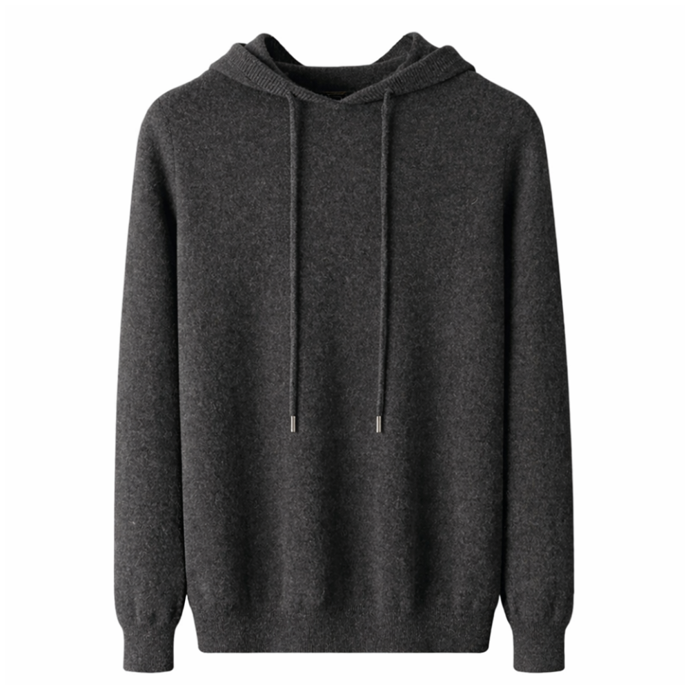 Noir Knit Hoodie
