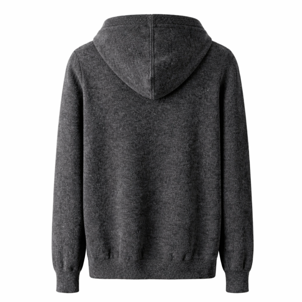 Noir Knit Hoodie